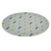 Milchshake-Muster Schneidebrett (Ecke)