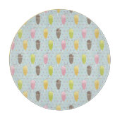 Milchshake-Muster Schneidebrett (Vorderseite)