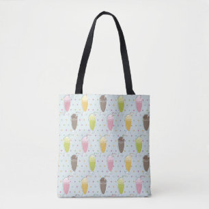 Milchshake-Muster Tasche