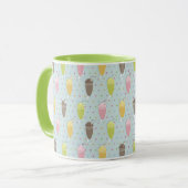 Milchshake-Muster Tasse (Vorderseite Links)