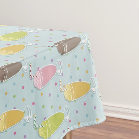 Milchshake-Muster Tischdecke (Beispiel)