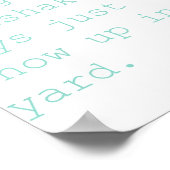 Milchshake Poster (Ecke)