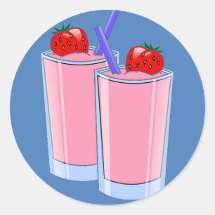Milchshakes für zwei Aufkleber