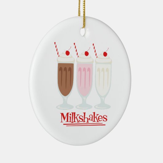 Milchshakes Keramik Ornament (Rechts)