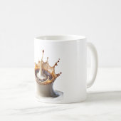 Milchspritzer-Tasse Kaffeetasse (VorderseiteRechts)