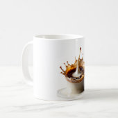 Milchspritzer-Tasse Kaffeetasse (Vorderseite Links)