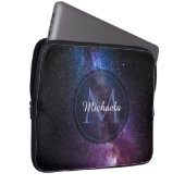 Milchstrahlenfarben, personalisierbar, monogramm laptopschutzhülle (Vorne Rechts)