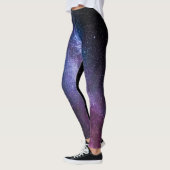 Milchstrahlenfarben, personalisierbar, monogramm leggings (Links)