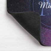 Milchstrahlenfarben, personalisierbar, monogramm mousepad (Ecke)