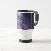 Milchstrahlenfarben, personalisierbar, monogramm reisebecher (VorderseiteRechts)