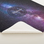 Milchstrahlenfarben, personalisierbar, monogramm sherpadecke (3/4)