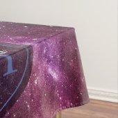 Milchstrahlenfarben, personalisierbar, monogramm tischdecke (Beispiel)