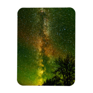 Milchstraße & Aurora Borealis Ontario Kanada Magnet