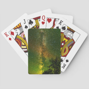 Milchstraße & Aurora Borealis Ontario Kanada Spielkarten