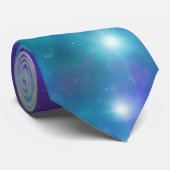 Milchstraße farbenfrohe Galaxie Art Neck Tie Krawatte (Gerollt)