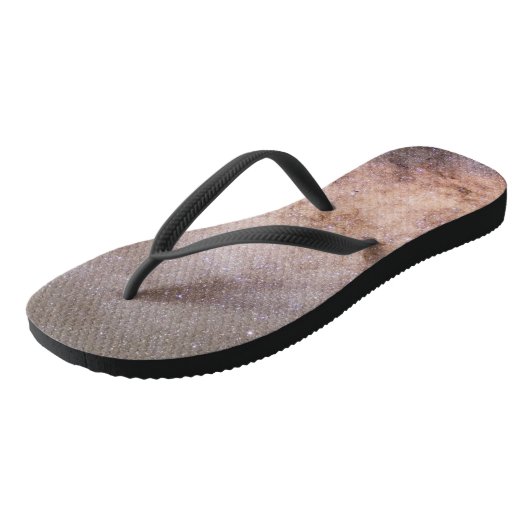 Milchstraße Flip Flops Badesandalen (Schrägansicht)