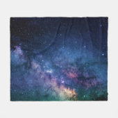Milchstraße-Galaxie Fleecedecke (Vorderseite (Horizontal))
