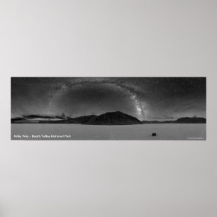 Milchstraße-Galaxie - Nationalpark Death Valley Poster