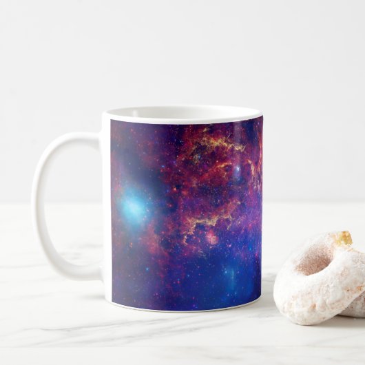 Milchstraße-Galaxie-Tasse Kaffeetasse (Mit Donut)