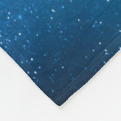 Milchstraße-Galaxie über Fischerbooten Fleecedecke (Ecke)