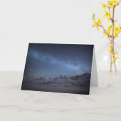 Milchstraße Galaxy Astro Foto Karte (Gelbe Blume)