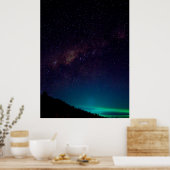 Milchstraße Galaxy Starry Night Sky Celestial Poster (Küche)