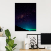 Milchstraße Galaxy Starry Night Sky Celestial Poster (Heimbüro)