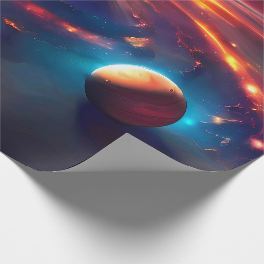 Milchstraße Galaxy Universe Geschenkpapier (Ecke)