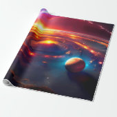 Milchstraße Galaxy Universe Geschenkpapier (Ungerollt)