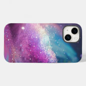 Milchstraße Holografischer Glitzer iPhone Tough Ca Case-Mate iPhone Hülle (Rückseite (Horizontal))