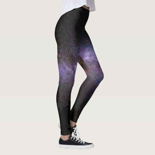 Milchstraße mit Silhouette Leggings (Rechts)