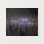 Milchstraße mit Silhouette Wandteppich (Vorderseite (Horizontal))