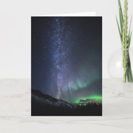 Milchstraße Nordlichter Karte (Vorderseite)