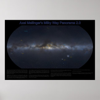 Milchstraße Panorama 2,0 Poster