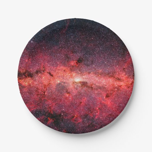 Milchstraße Pappteller (Vorderseite)