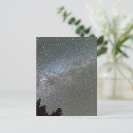 Milchstraße Perseid Meteor Dusche Postkarte (Stehend Vorderseite)