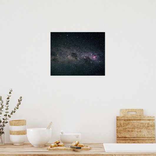 Milchstraße Poster (Küche)