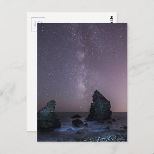 Milchstraße Postkarte (Vorne/Hinten)