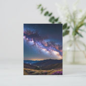 Milchstraße Postkarte (Stehend Vorderseite)