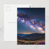 Milchstraße Postkarte (Vorne/Hinten)