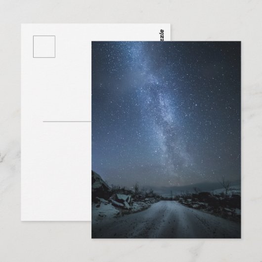 Milchstraße Postkarte (Vorne/Hinten)