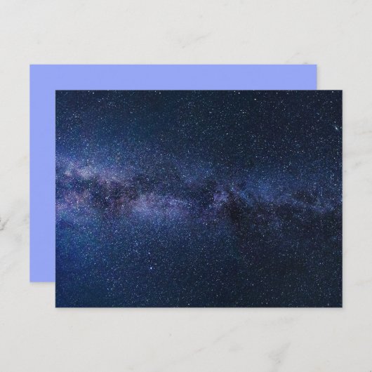 Milchstraße Postkarte (Vorne/Hinten)