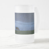 Milchstrasse Rinder Moonlight Mattiert Glass Beer Mattglas Bierglas (VorderseiteRechts)