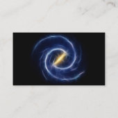 Milchstraße spielt Spiralarm die Hauptrolle Visitenkarte (Rückseite)