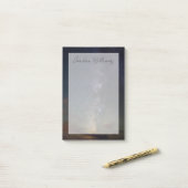 Milchstraße | Sterne in der Nacht Post-it Klebezettel (Auf Schreibtisch)