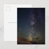 Milchstraße | Sterne in der Nacht Postkarte (Vorne/Hinten)