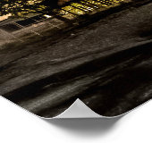 Milchstraße über Florida Bay Poster (Ecke)