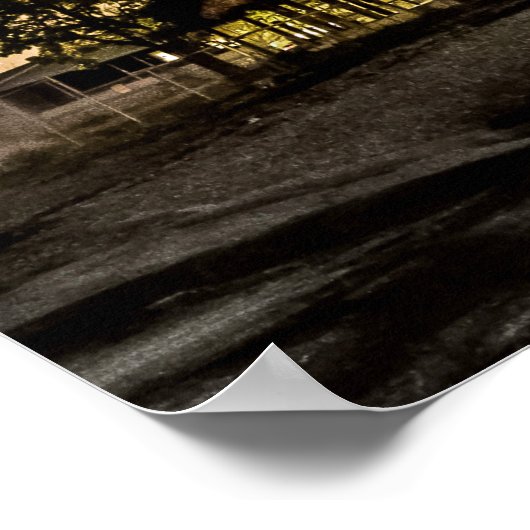 Milchstraße über Florida Bay Poster (Ecke)