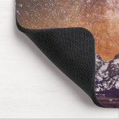 Milchstraße über großartigem Teton Mousepad (Ecke)