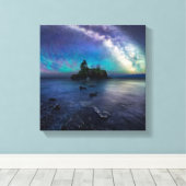 Milchstraße über Hollow Rock Leinwanddruck (Insitu (Holzboden))